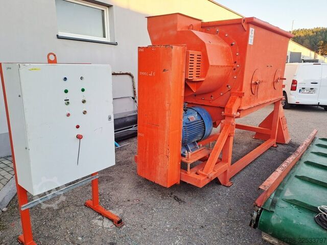 Zentrifugaltrockner für Kunststoffe KCBM 700-1000 kg/h 75 kW