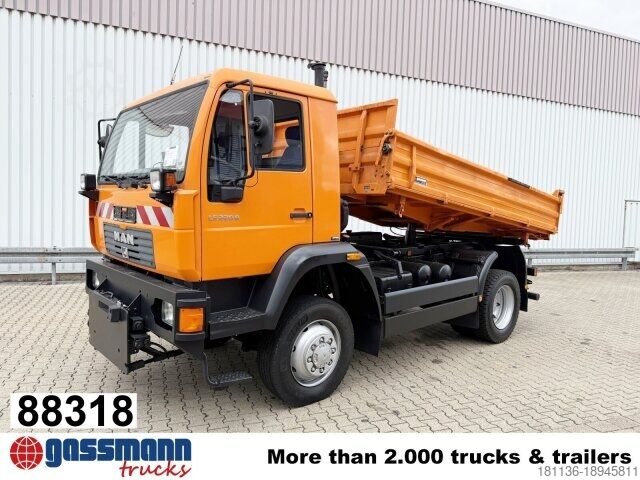 Kipper LKW MAN 14.225 LAK 4x4 BB, Winterdienstausstattung