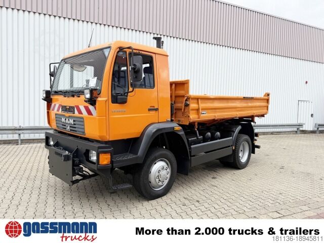 Kipper LKW MAN 14.225 LAK 4x4 BB, Winterdienstausstattung
