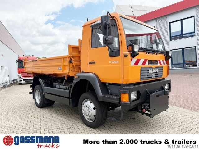 Kipper LKW MAN 14.225 LAK 4x4 BB, Winterdienstausstattung