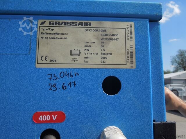 Screw compressor Grassair SFX 1000