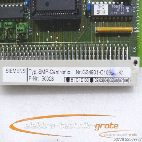 Komponente Siemens SMP Centronic G34901-C1033 -K1 , E Stand siehe Foto