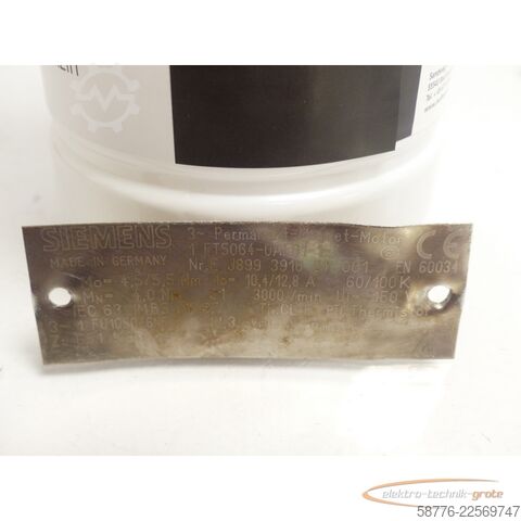 Component Siemens Tacho 1FU1050-6NF