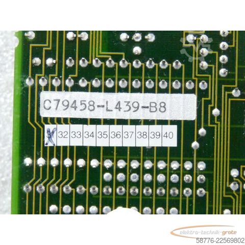 Component Siemens Teleperm M 6DS1731-8AA E4+5 mit C79458-L439-B8  =  in orig. Verpackung !!