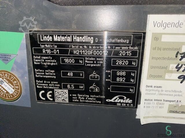 Reachtruck Linde R16