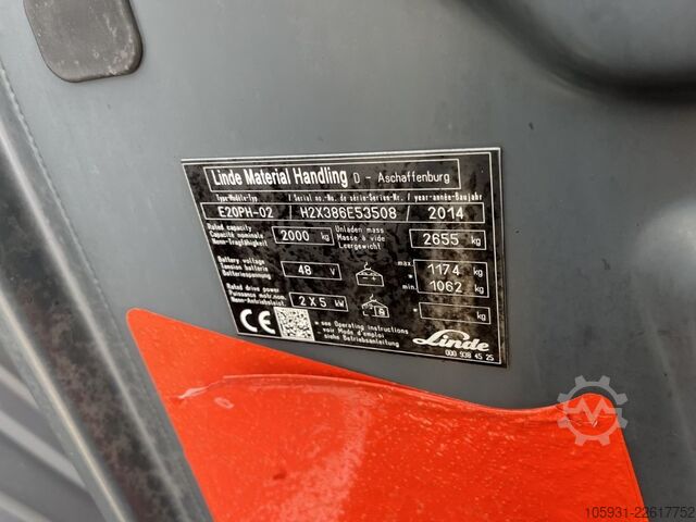 Elektro 4 Rad-Stapler Linde E20PH-02