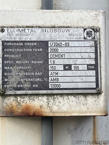 Cement silos MASA Silosy 195T