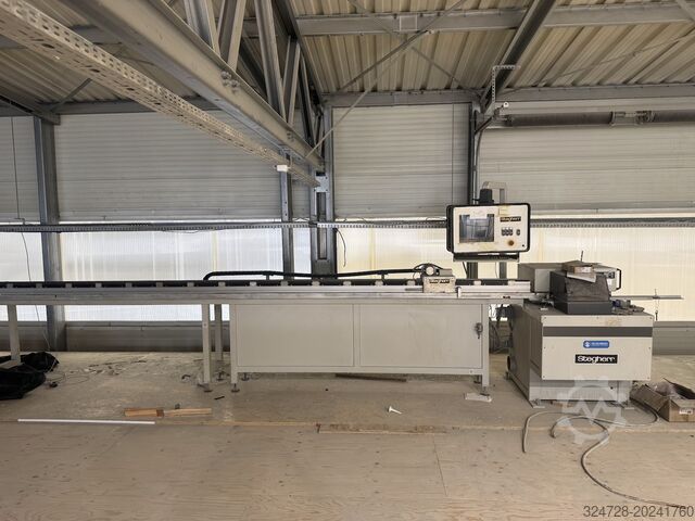 CNC-Fräsmaschine für Kreuzverbindungen STEGHERR KSF-2/E-4 WOOD ALU MDF PVC GRP