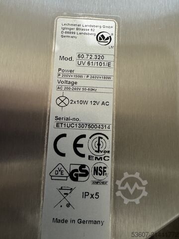 Ultravent hood Rational UV 61/101/E