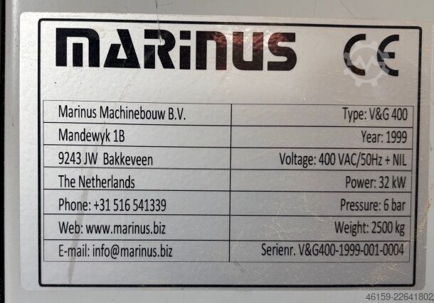 Parkettmaschine Marinus not Weinig V&G 400
