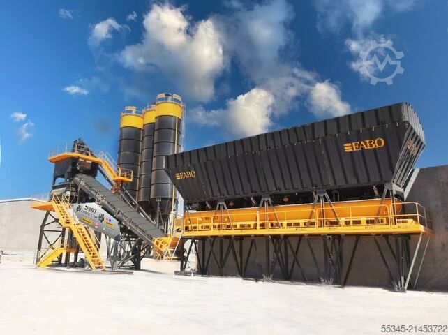Concrete mixing plant / concrete plant FABO Concrete Batching Plant 160 m3 Compact Concrete Batching Plant