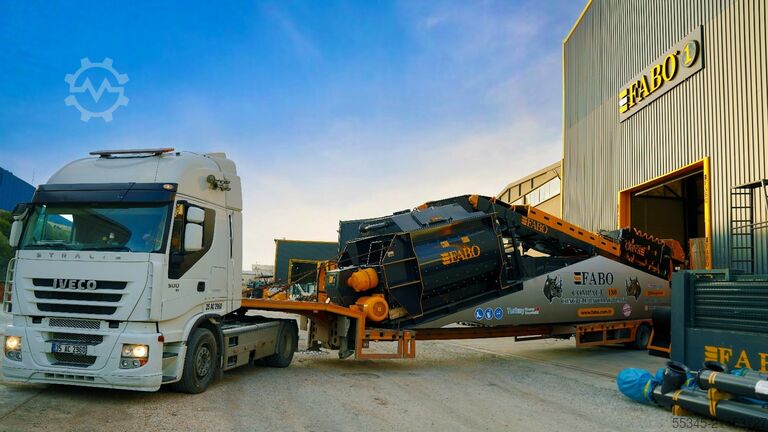 Stationary concrete mixing plant FABO Sabit Beton Santralleri COMPACT-180 Sabit Beton Santrali
