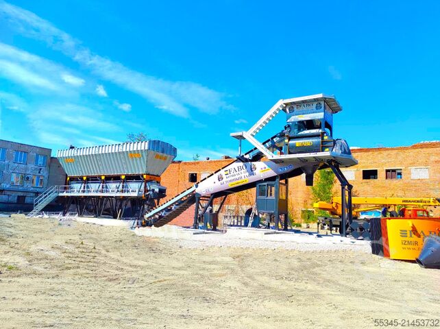 Concrete mixing plant / concrete plant FABO Concrete Batching Plant 120 m3 Compact Concrete Batching Plant