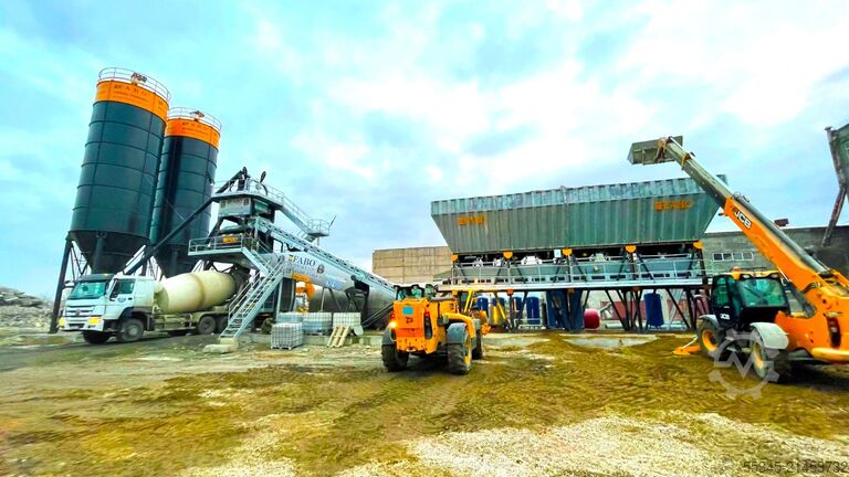Concrete mixing plant / concrete plant FABO Concrete Batching Plant 120 m3 Compact Concrete Batching Plant
