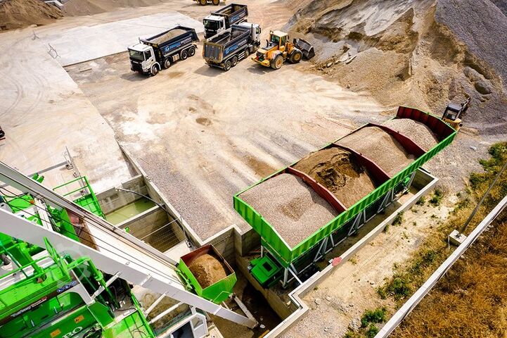 Concrete mixing plant / concrete plant FABO Concrete Batching Plant 110 m3 Compact Concrete Batching Plant