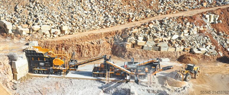 Crushing unit FABO Mobile Jaw Crusher Mobile Jaw Crusher MCK-110