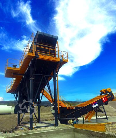 Crushing unit FABO HY-600 SERIES 60 TPH SCREW WASHER HY-600 SERIES 60 TPH SCREW WASHER