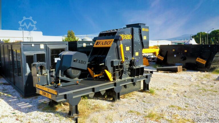 Crushing unit FABO Secondary Impact Crusher 130-200 TPH Secondary Impact Crusher