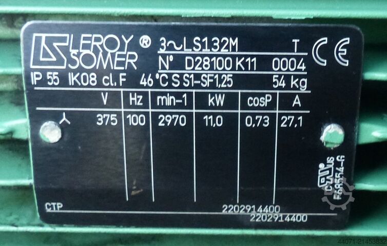 Screw Compressor GA11VSDFF Atlas Copco GA11VSDFF