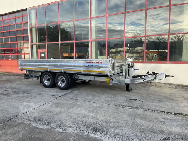Tipper trailer Möslein TTD 11 Breite Reifen  Kipper Tieflader, Breite Reifen-- Neufahrzeug --