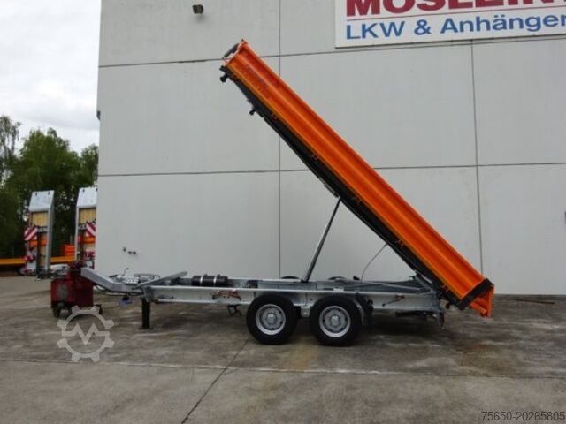 Tipper trailer Möslein TTD 11 Weiß  neuer Tandem 3- Seitenkipper Tieflader-- Neufahrzeug --
