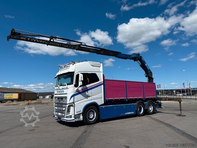 Truck mounted crane VOLVO FH 16.550 6x2*4 / Crane HMF 3220K4 Euro 6