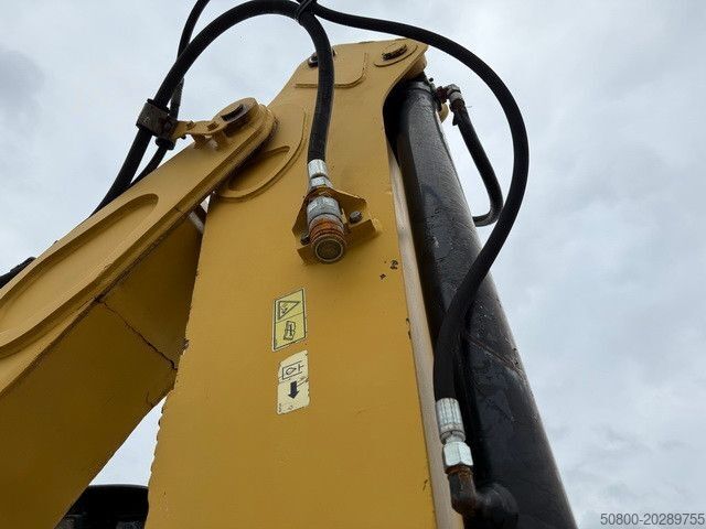 Backhoe loader CATERPILLAR 422 4x4, Mehrzweckgerät, Palettengabel, Schaufel