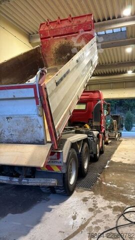 Dreiseitenkipper LKW SCANIA P500 XT ,MEILLER KIPPER BORDMATIK,  RETARDER