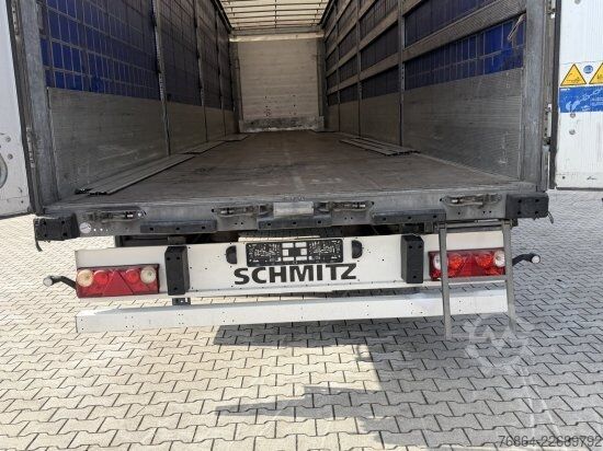 Auflieger mit Pritsche & Plane SCHMITZ SCS-SCS BS/CURTAINSIDER