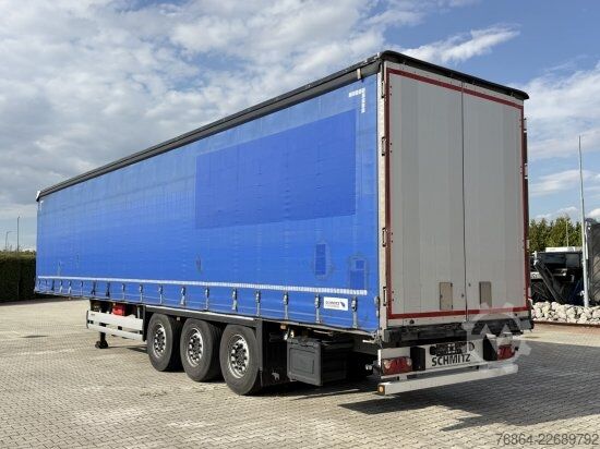 Auflieger mit Pritsche & Plane SCHMITZ SCS-SCS BS/CURTAINSIDER