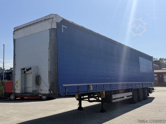 Auflieger mit Pritsche & Plane SCHMITZ SCS-SCS BS/CURTAINSIDER