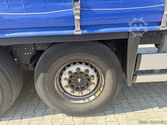 Auflieger mit Pritsche & Plane SCHMITZ SCS-SCS BS/CURTAINSIDER
