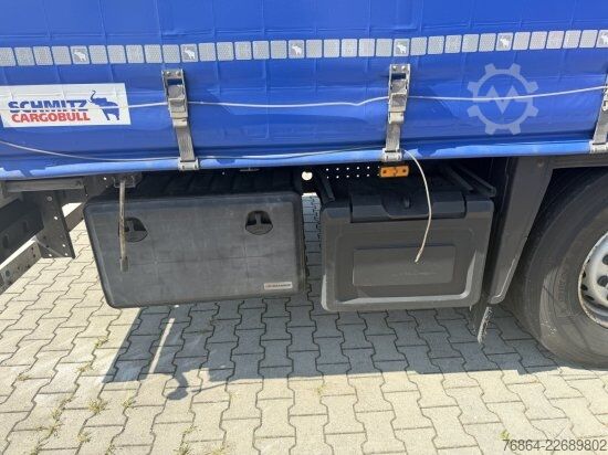 Auflieger mit Pritsche & Plane SCHMITZ SCS-SCS BS/CURTAINSIDER