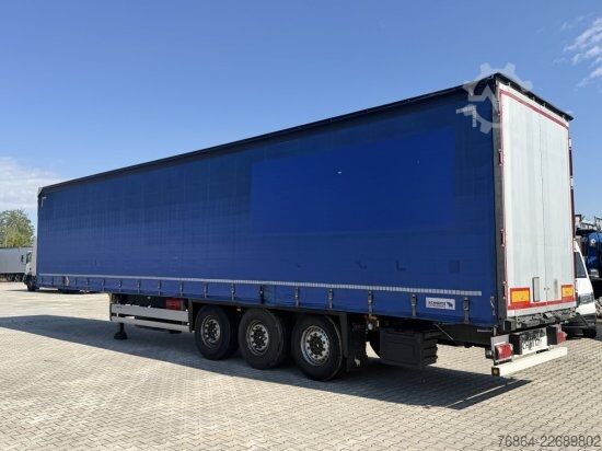 Auflieger mit Pritsche & Plane SCHMITZ SCS-SCS BS/CURTAINSIDER