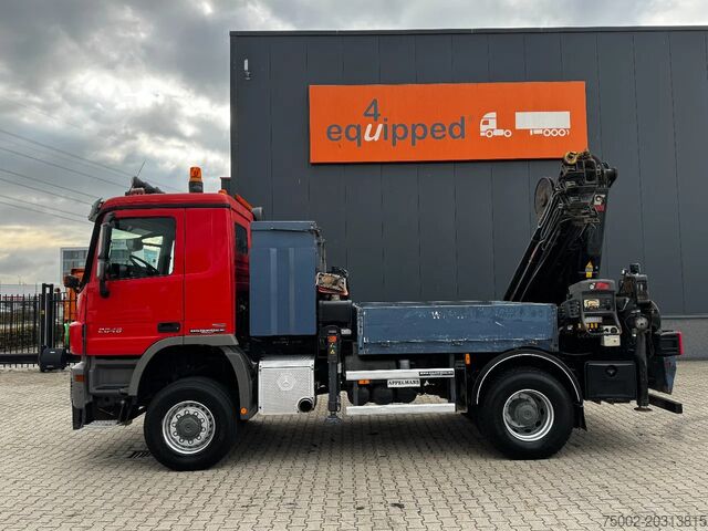 Crane truck Mercedes-Benz Actros 2046 4x4 / FULL SPRING / HIAB 288 EP 5 H...