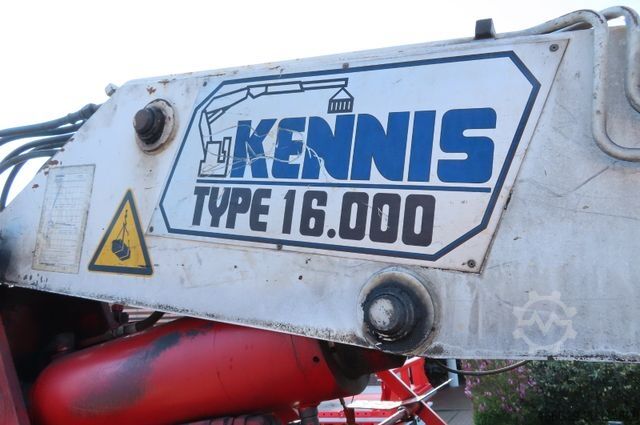 Open semitrailer  Rollkran Auflieger Kennis