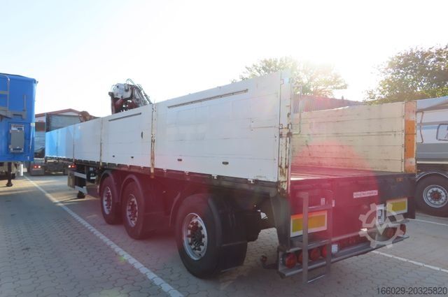 Open semitrailer  Rollkran Auflieger Kennis