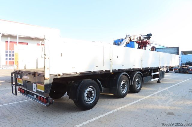 Open semitrailer  Rollkran Auflieger Kennis
