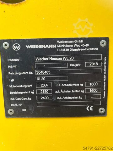 Radlader WACKER NEUSON WL20