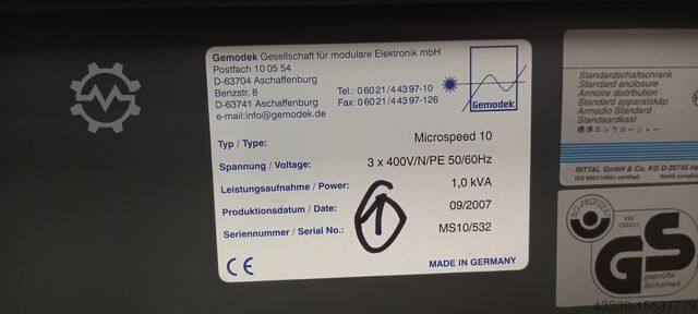 Koordinatenmessmaschine MORA - GEMODEK Mess-Steuerung Schrank MICROSEED 10