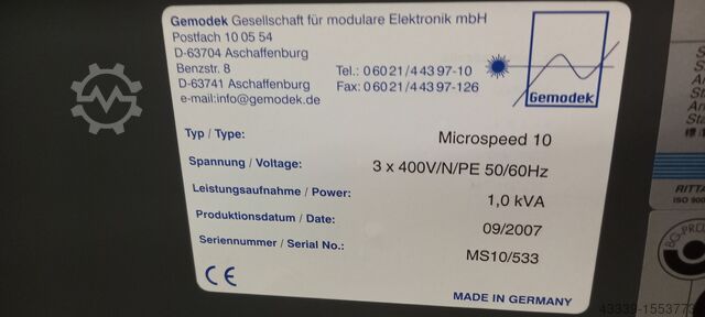 Koordinatenmessmaschine MORA - GEMODEK Mess-Steuerung Schrank MICROSEED 10