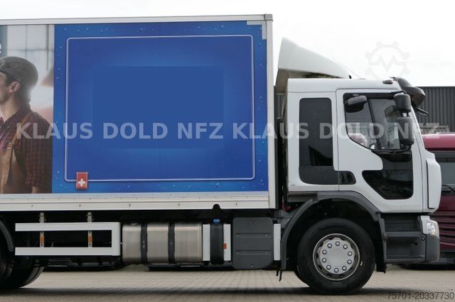 Box truck RENAULT Premium 430 6x2 Koffer Lift-/Lenkachse LBW EU5