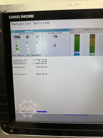 4-Achs CNC-Fräsmaschine DMG MORI DMF 360-11 - 4 axis