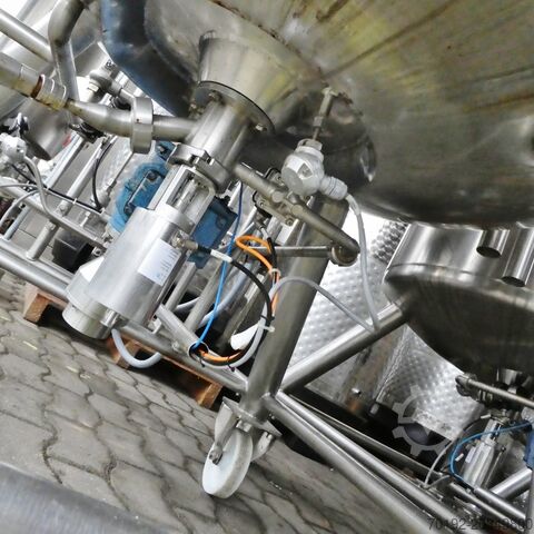 280 liter heatable/coolable pressure tank made of V4A Diessel 8140