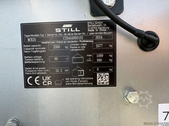 VS-22751 Elektrischer DEMO-Gabelstapler Still RCE 25 NEU STILL RCE 25