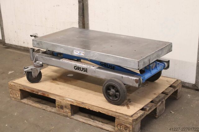 Scissor lift table trolley 500 kg Gruse HF 2 C