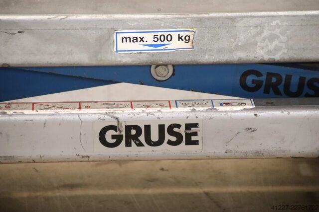 Scissor lift table trolley 500 kg Gruse HF 2 C
