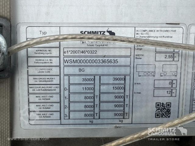 Auflieger mit Pritsche & Plane Schmitz Cargobull Curtainsider Standard