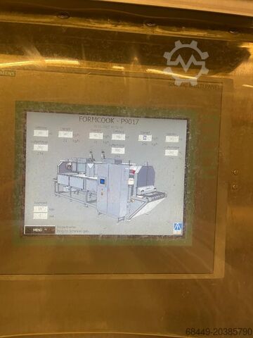 Linearen Ofen Typ HSC 1075 E Formcook Lineaire oven, Type HSC 1075 E