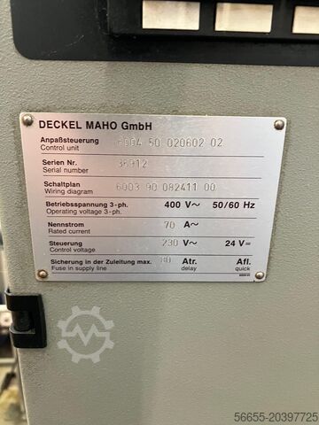 Universal-Bearbeitungszentrum Deckel Maho DMC 100 V 15.000 1/min